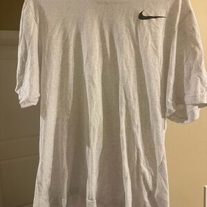 Nike White Short Sleeve Tee Classic Athletic Design